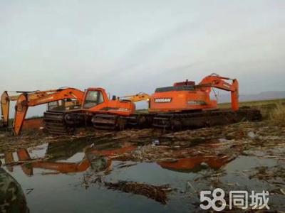 河道清淤/水上挖掘机出租/水陆两用挖掘机出租/船挖机出租